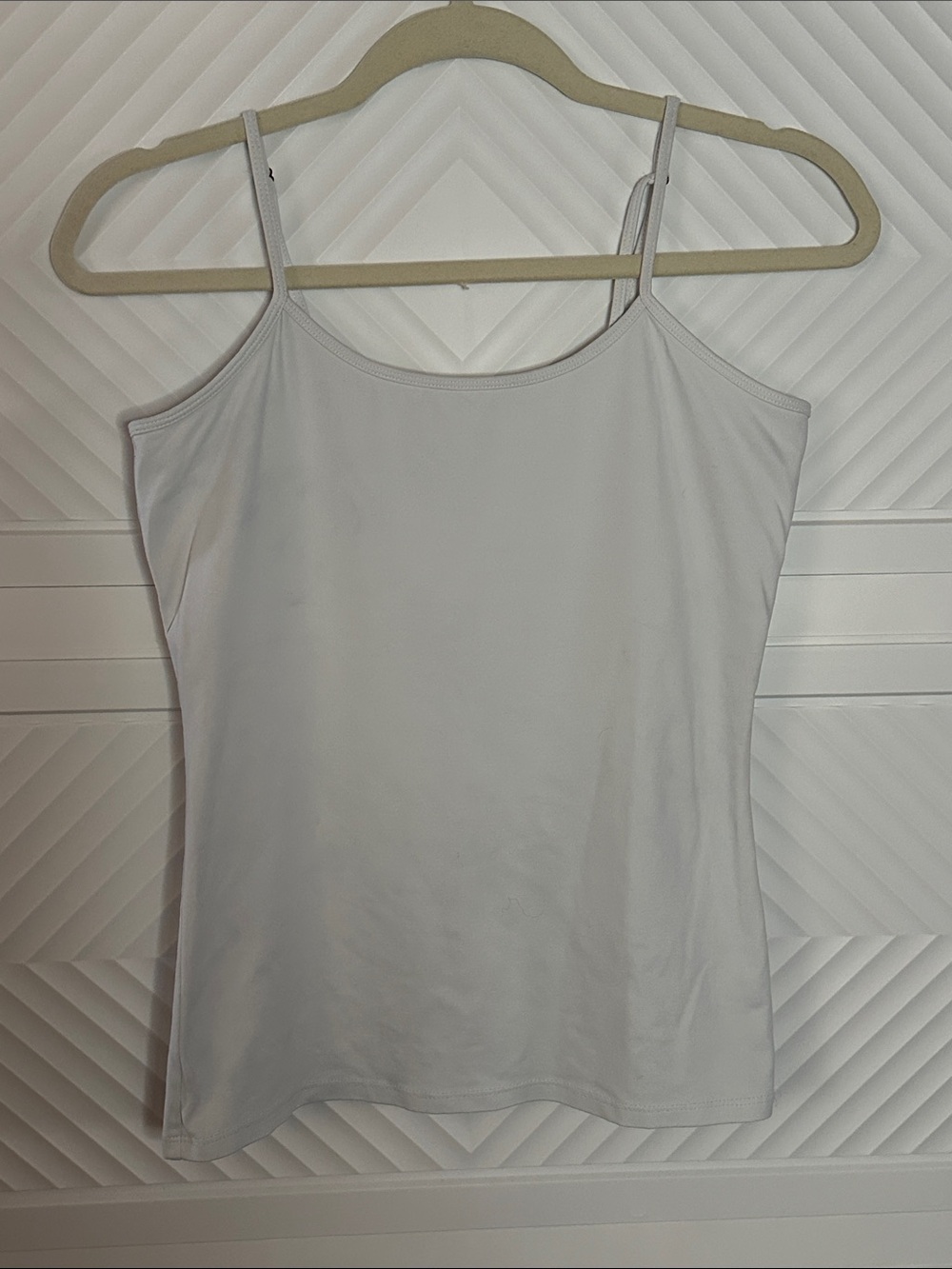 White House Black Market White Slim-Strap Camisole